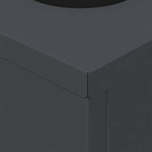 Faro LED solare per sentieri 2 pcs Antracite 879802