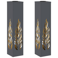 Faro LED solare per sentieri 2 pcs Antracite 879802