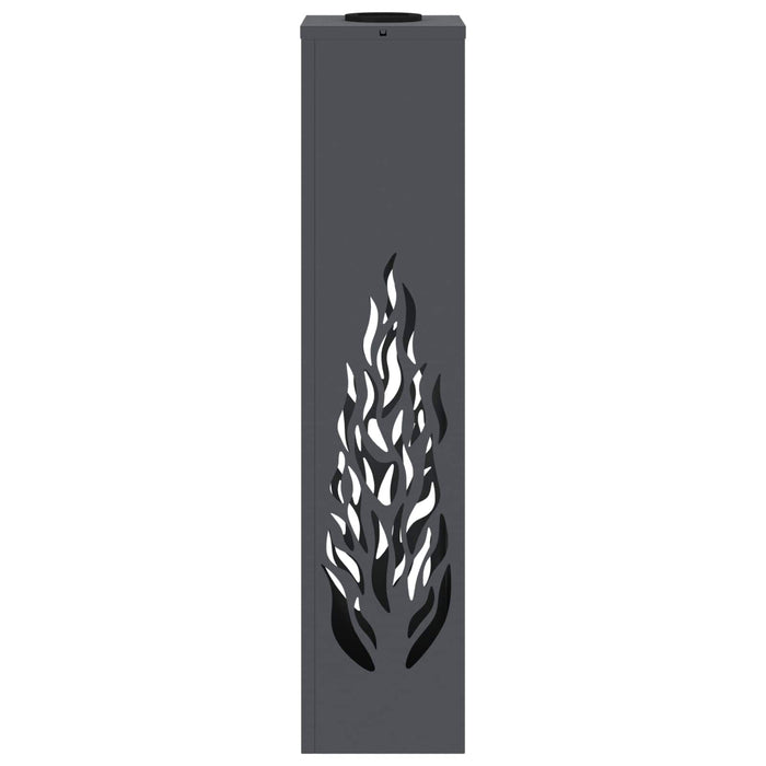 Faro LED solare per sentieri 2 pcs Antracite 879802