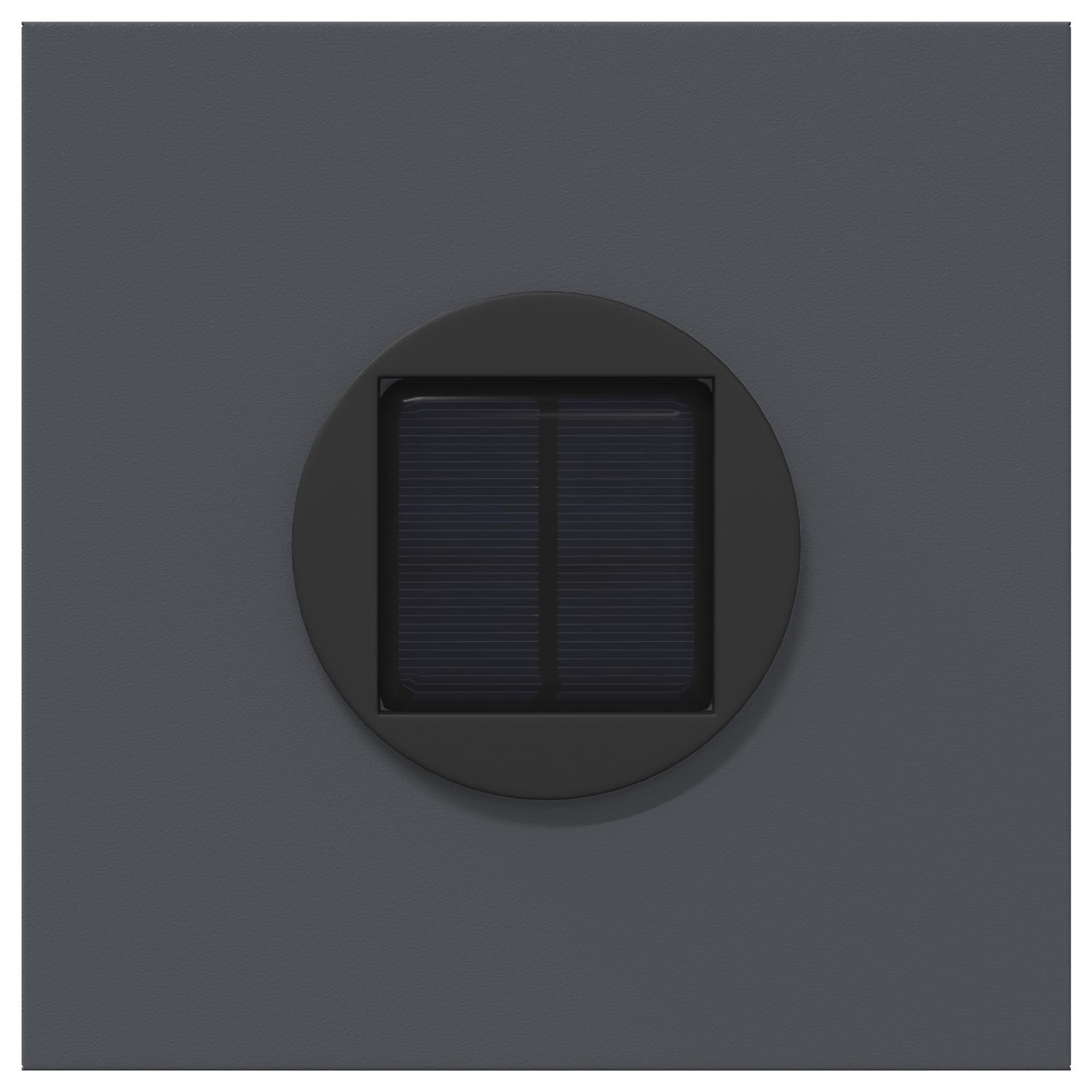 Faro LED solare per sentieri 2 pcs Antracite 879802