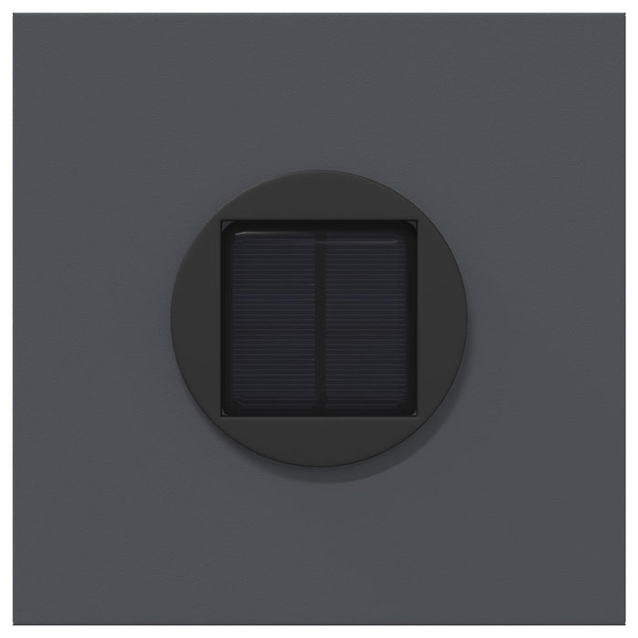 Faro LED solare per sentieri 2 pcs Antracite 879802