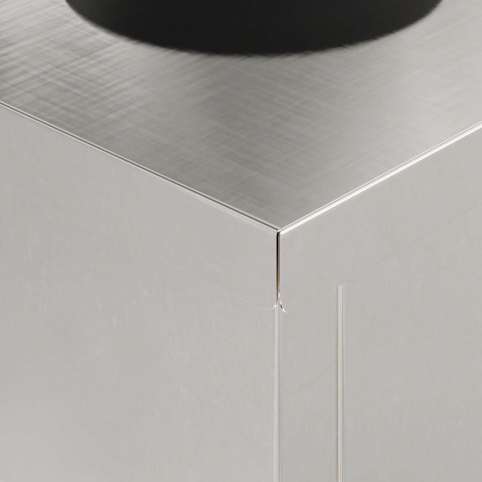 Faro LED solare per sentieri 2 pcs Acciaio inossidabile 879804