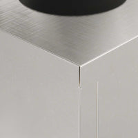 Faro LED solare per sentieri 2 pcs Acciaio inossidabile 879804