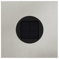 Faro LED solare per sentieri 2 pcs Acciaio inossidabile 879804