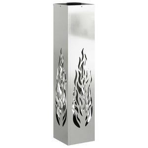 Faro LED solare per sentieri 2 pcs Zincato Zincato 879805