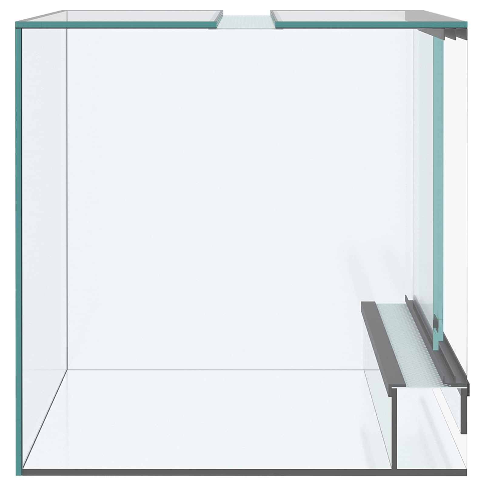 Habitat per rettili e anfibi Bianco 30 x 30 x 30 cm Vetro 42020387