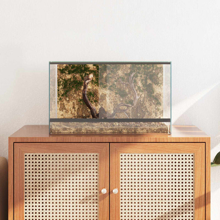 Habitat per rettili e anfibi Bianco 50 x 30 x 30 cm Vetro 42020390