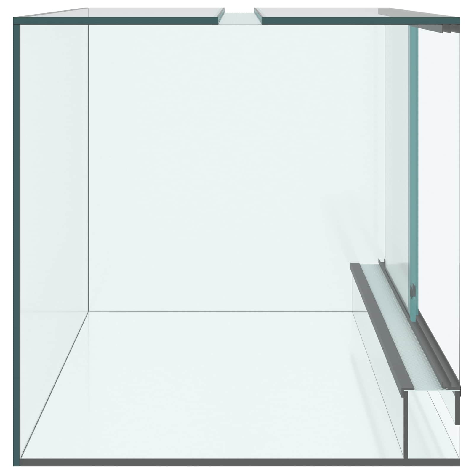 Habitat per rettili e anfibi Bianco 60 x 40 x 40 cm Vetro 42020391