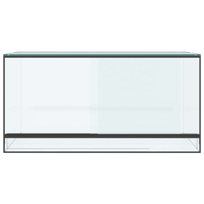 Habitat per rettili e anfibi Bianco 80 x 40 x 40 cm Vetro 42020392