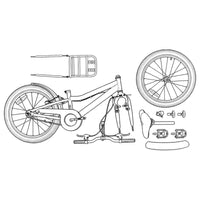 Bicicletta per Bambini 22 Pollici per bambini dai 7 ai 12 anni 42009304