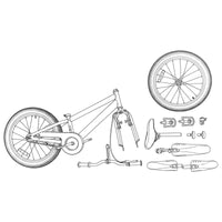 Bicicletta per Bambini 22 Pollici per bambini dai 7 ai 12 anni 42009344