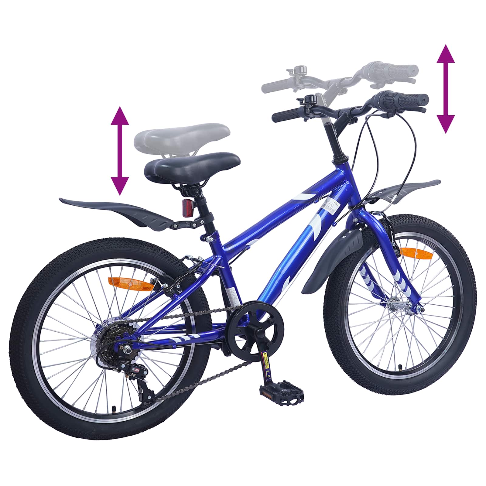 Bicicletta per Bambini 24 Pollici 6-Speed per 8-12 anni 42009392