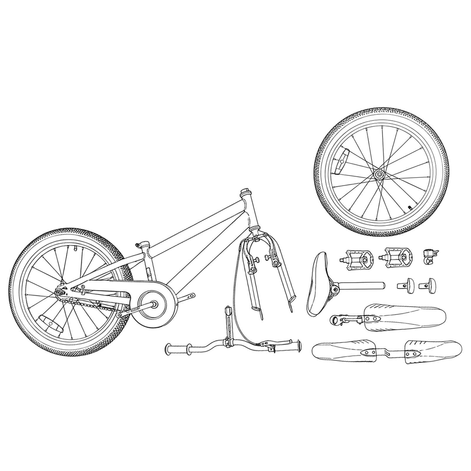 Bicicletta per Bambini 24 Pollici 6-Speed per 8-12 anni 42009392