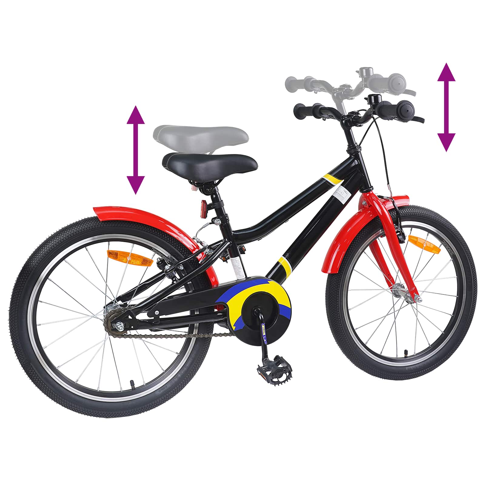 Bicicletta per Bambini 22 Pollici per bambini dai 7 ai 12 anni 42009398