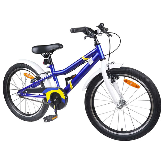 Bicicletta per Bambini 24 Pollici per 8-12 anni Blu e bianco 42009413