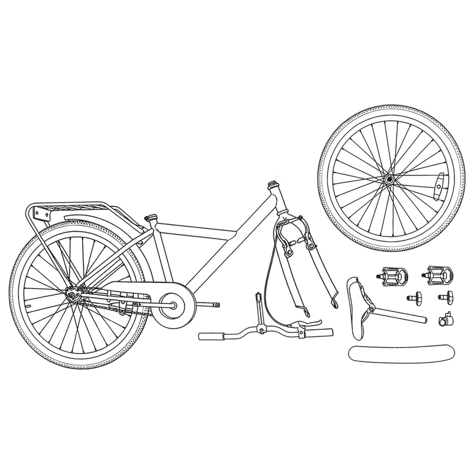 Bicicletta per Bambini 20 Pollici 42009487