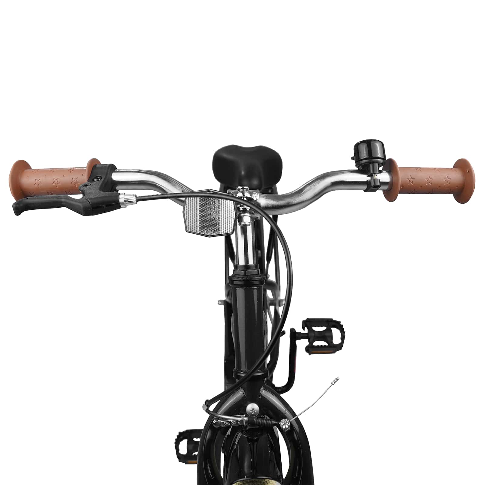 Bicicletta per Bambini 24 Pollici per 8-12 anni Nero 42009488