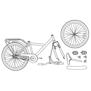 Bicicletta per Bambini 20 Pollici 42009499