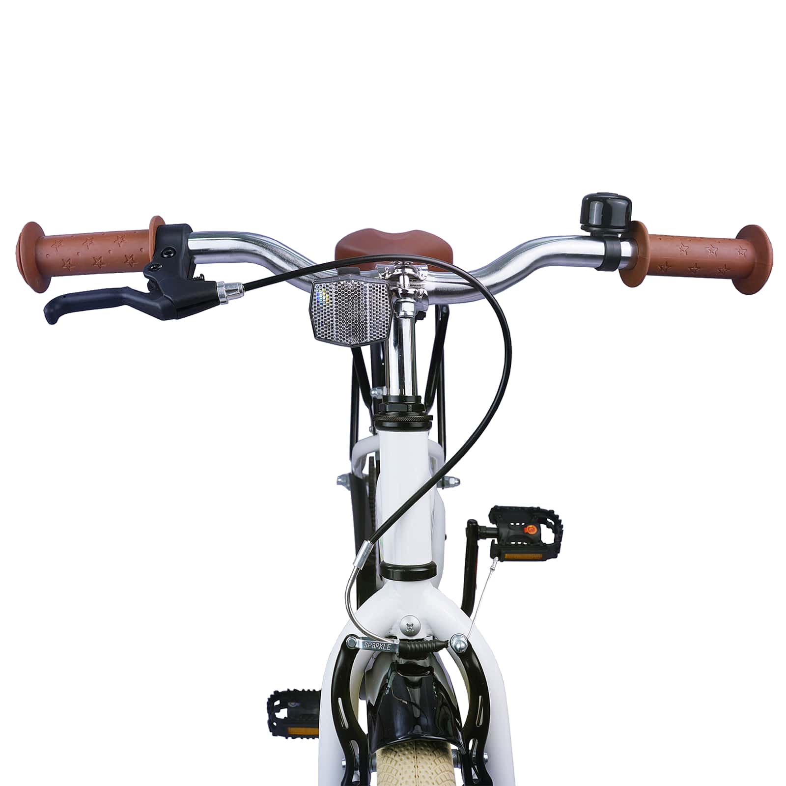 Bicicletta per Bambini 24 Pollici per 8-12 anni Bianco 42009500