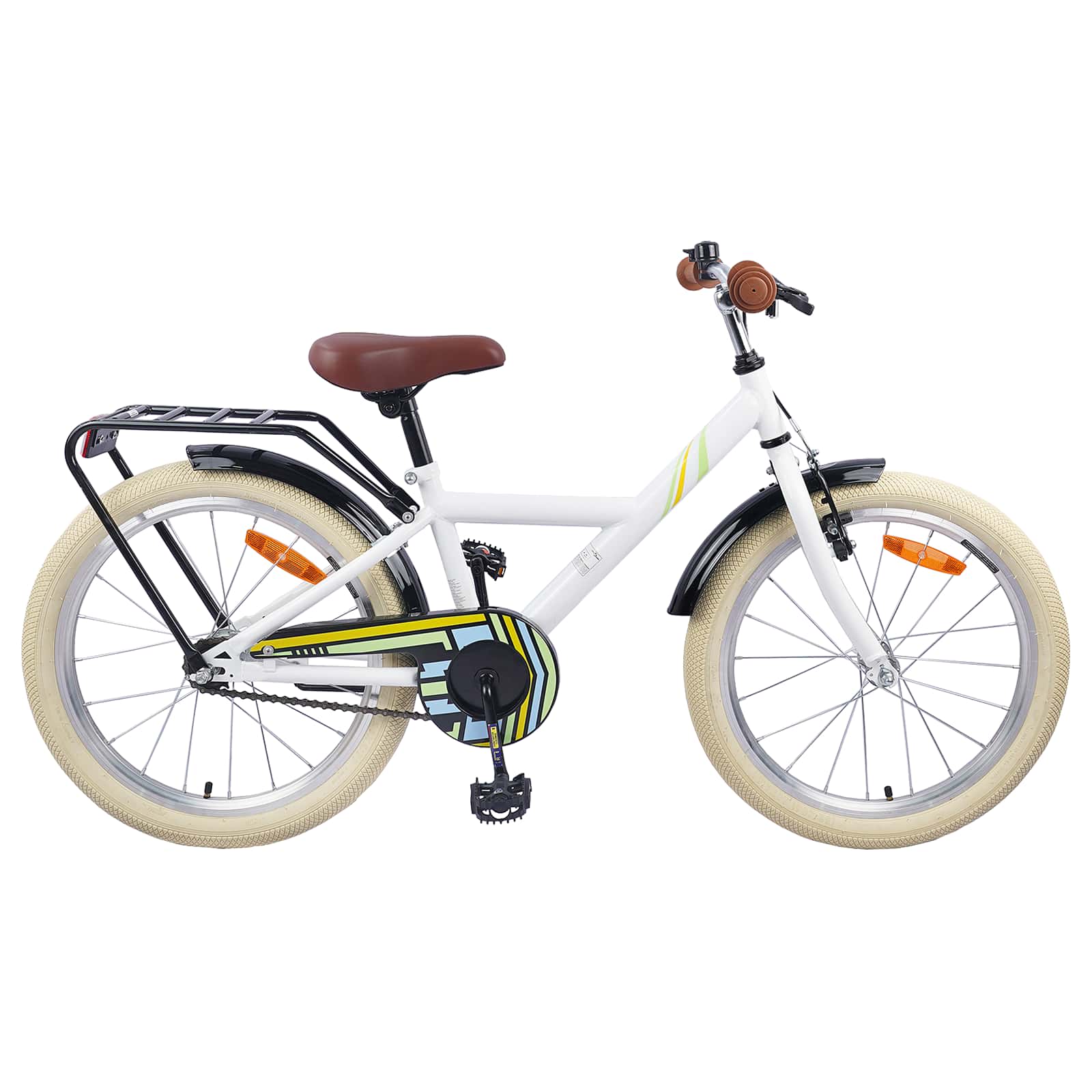 Bicicletta per Bambini 24 Pollici per 8-12 anni Bianco 42009500