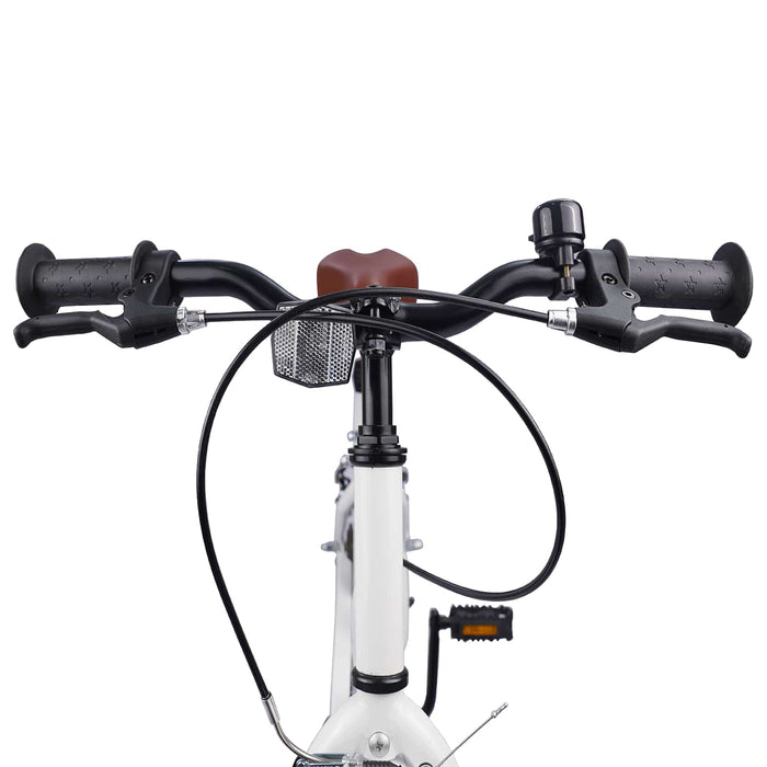 Bicicletta per Bambini 24 Pollici per 8-12 anni bianco 42009557