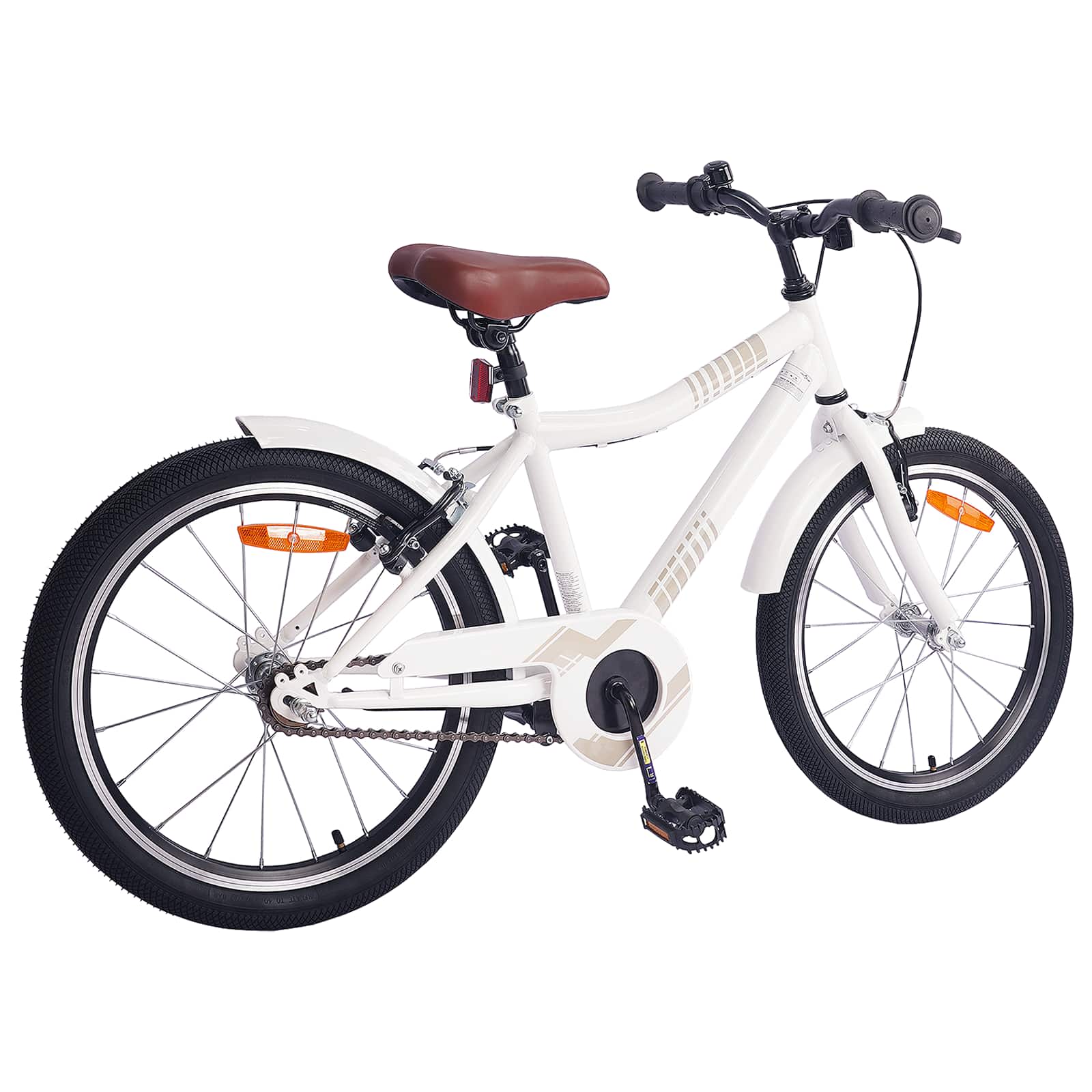 Bicicletta per Bambini 24 Pollici per 8-12 anni bianco 42009557