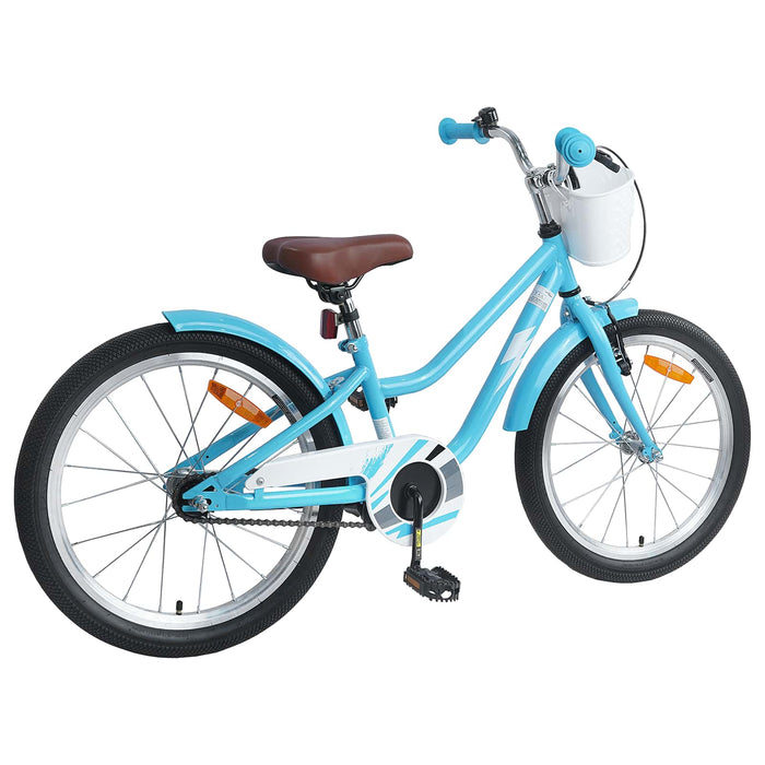 Bicicletta per Bambini 18 Pollici per 5-7 anni Blu Chiaro 42009580