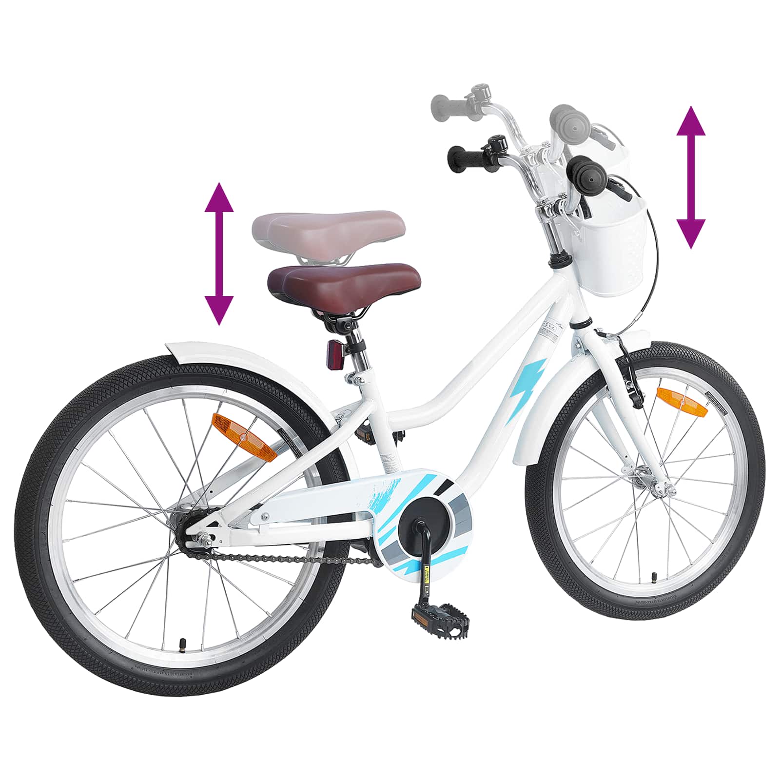 Bicicletta per Bambini 18 Pollici per bambini di 5-7 anni 42009590