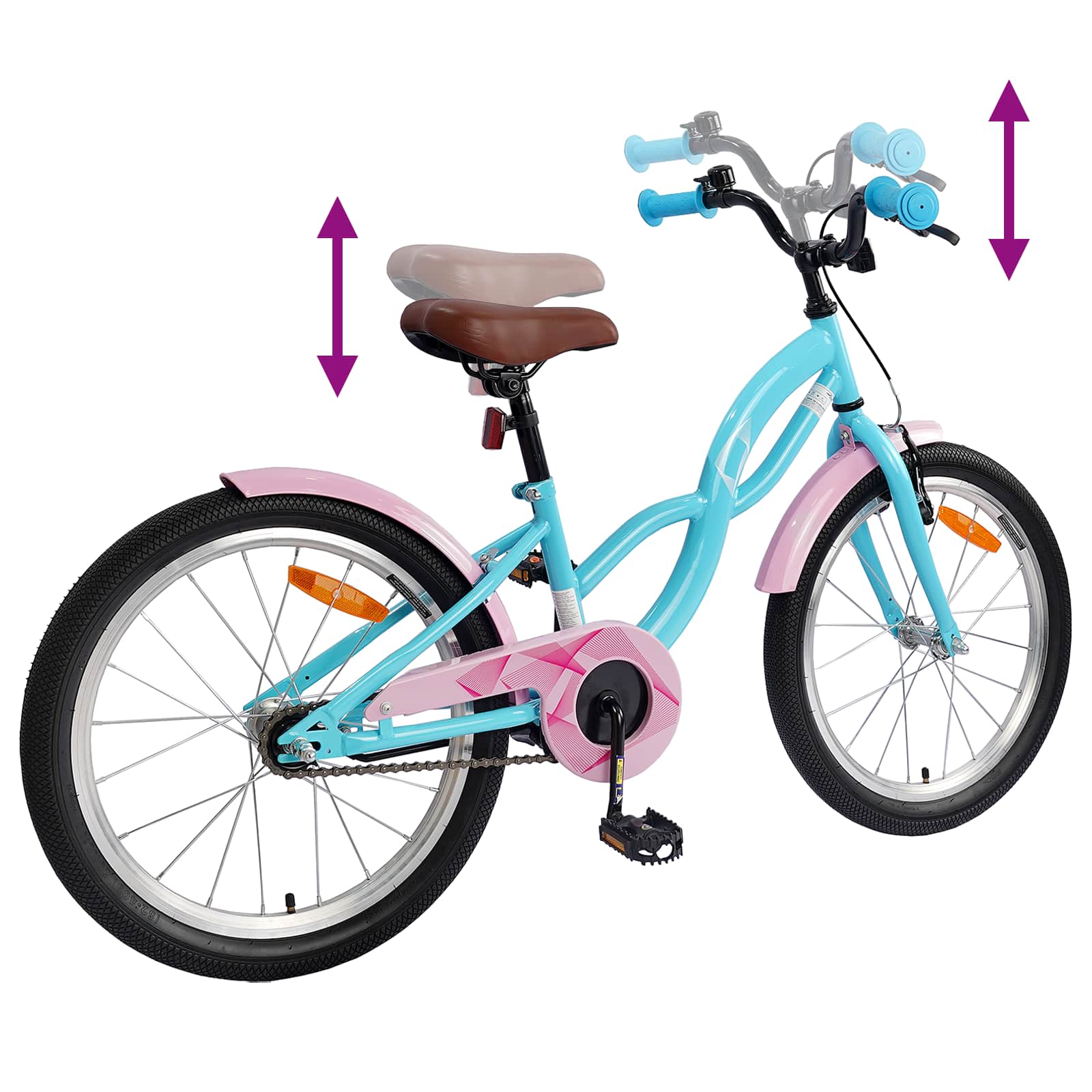 Bicicletta per Bambini 18 Pollici per bambini dai 5 ai 7 anni 42009655