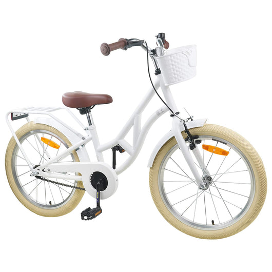 Bicicletta per Bambini 20 Pollici 6-11 Bianco