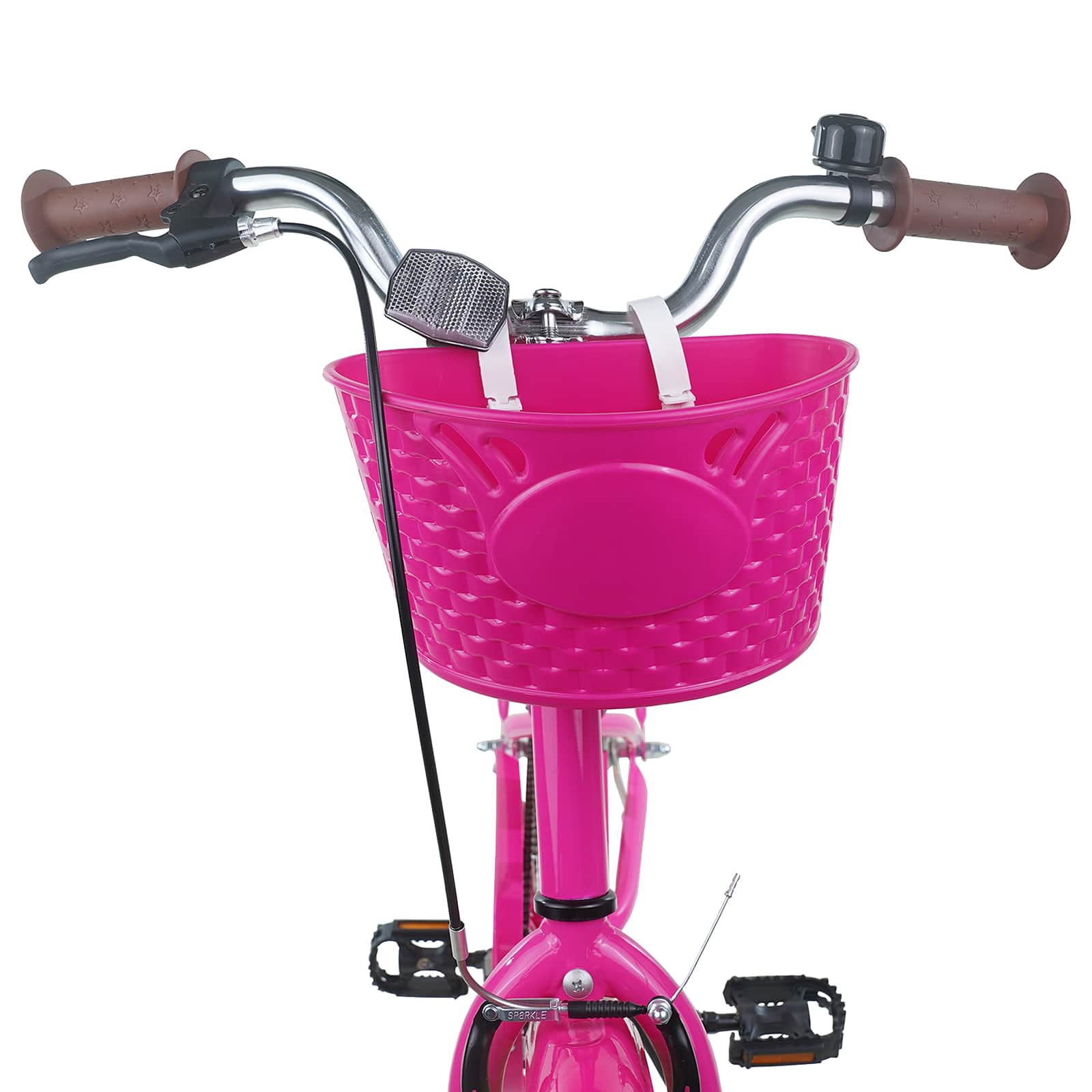 Bicicletta per Bambini 24 Pollici per 8-12 anni Rosa scuro 42009703