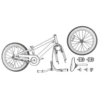 Mountain Bike 20 Pollici 6-Speed per 5-8 anni Nero 42009750