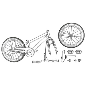 Mountain Bike 20 Pollici 6-Speed per 5-8 anni Nero 42009750