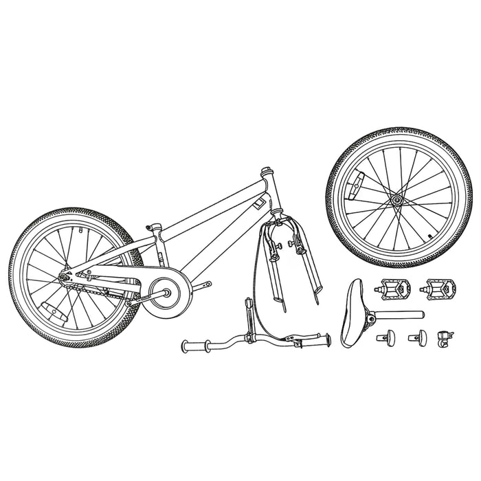 Mountain Bike 20 Pollici 6-Speed per 5-8 anni Nero 42009750