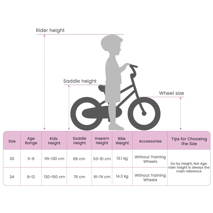 Mountain Bike 20 Pollici 6-Speed per 5-8 anni Nero 42009750