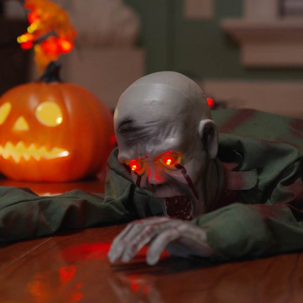 Zombie strisciante di Halloween Verde 112 x 25.5 x 21.5 cm 42020041