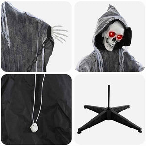 Halloween Grim Reaper Nero 60 x 60 x 155 cm Poliestere 42020043