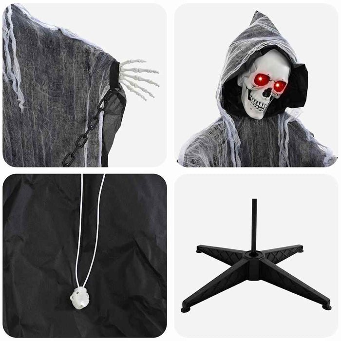 Halloween Grim Reaper Nero 60 x 60 x 155 cm Poliestere 42020043