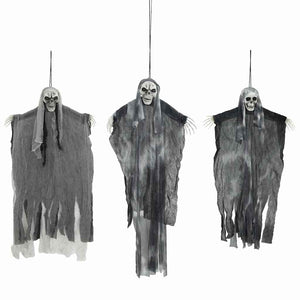 Fantasma appeso di Halloween 3 pcs Nero 66 x 110 cm Poliestere 42020045