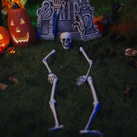 Scheletro di Halloween Bianco 20 x 10 x 9,5 cm Plastica 42020047