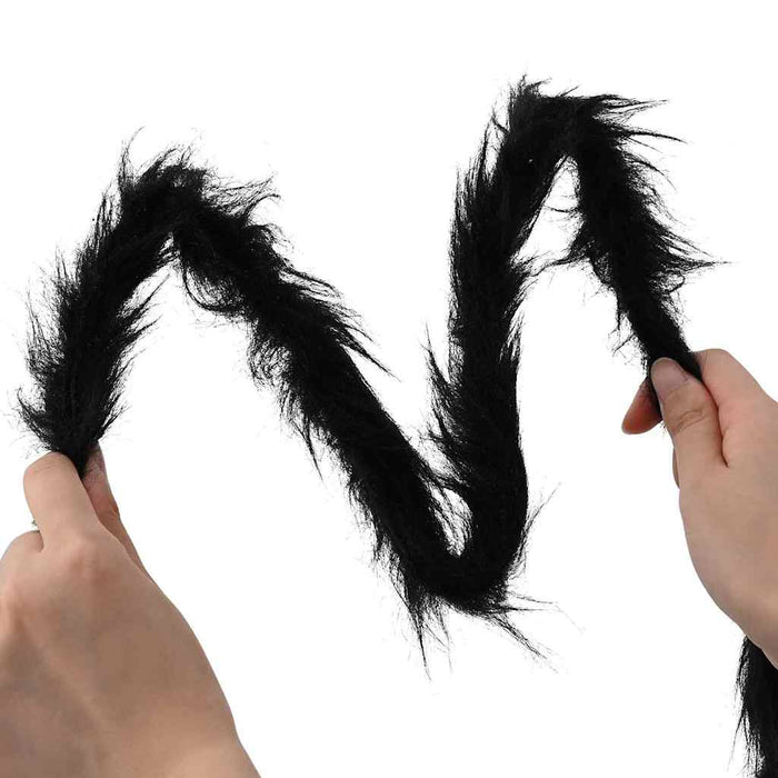 Decorazione Ragno di Halloween 3 pcs Nero 200 cm 42020051