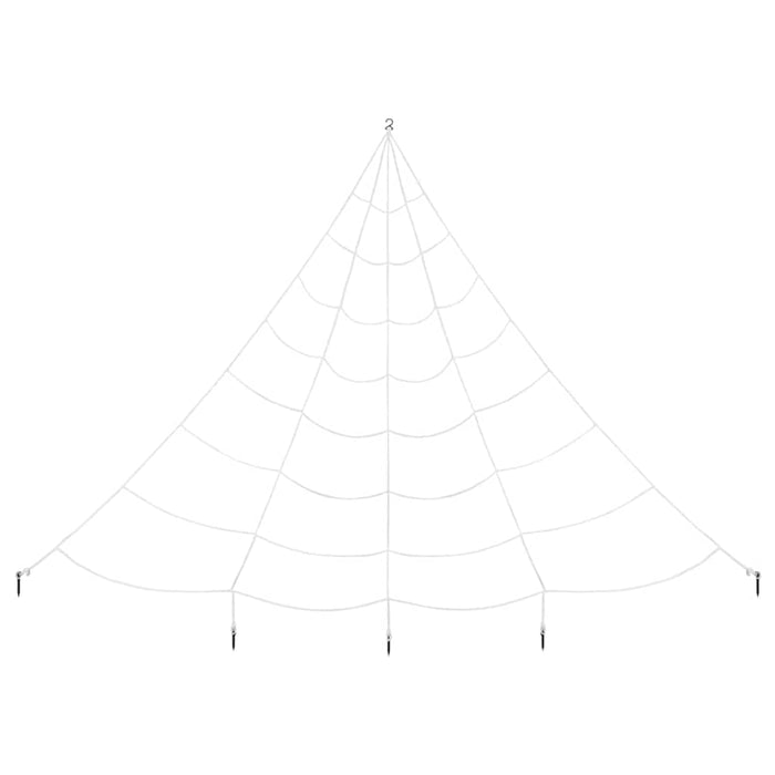 Decorazione di Halloween con ragni e ragnatele 4 pcs 150 cm 42020055