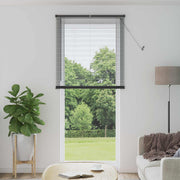 Tenda Veneziana Regolabile Grigio Argento 213 x 70 cm PVC 42003696