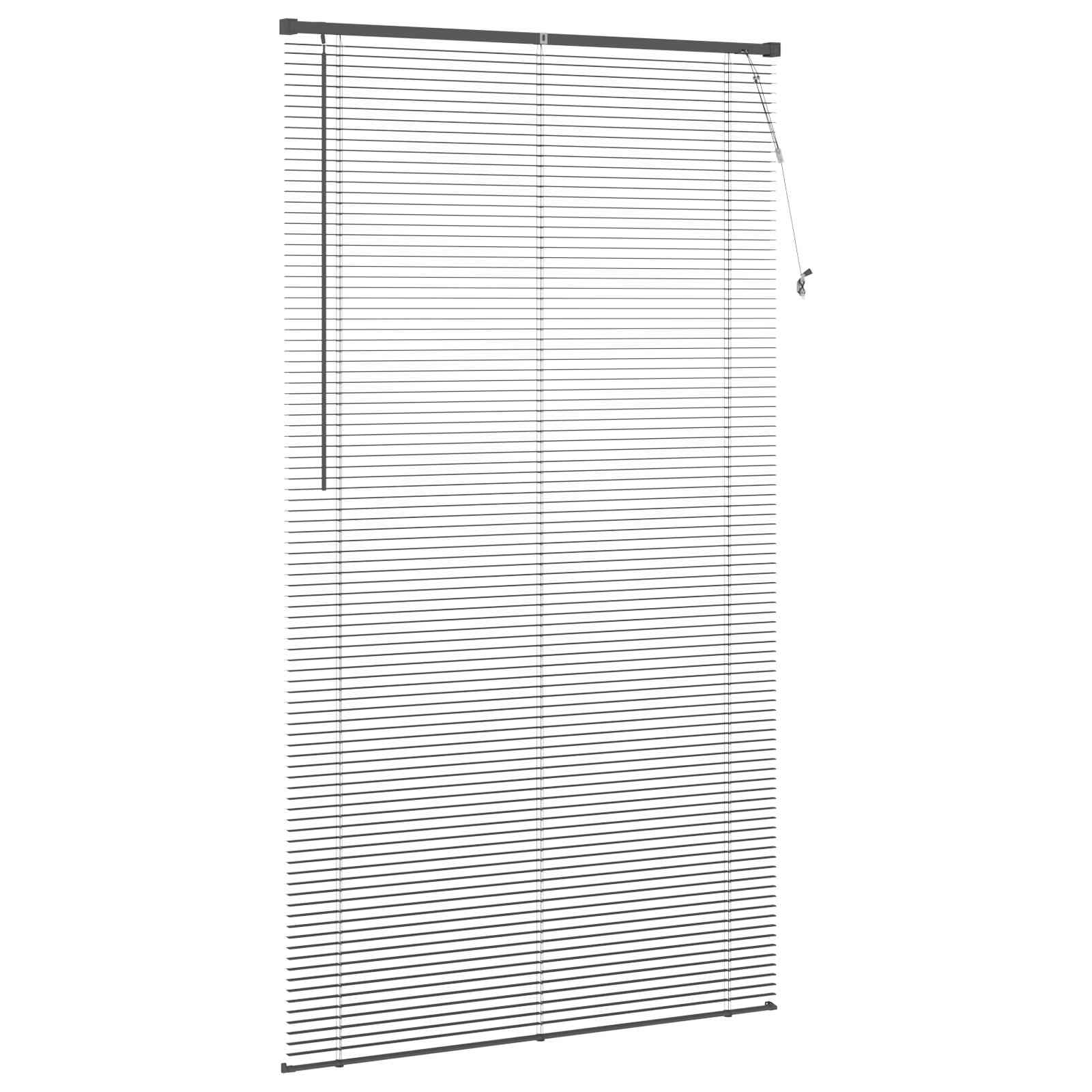 Tenda Veneziana Regolabile Grigio Argento 213 x 120 cm PVC 42003701