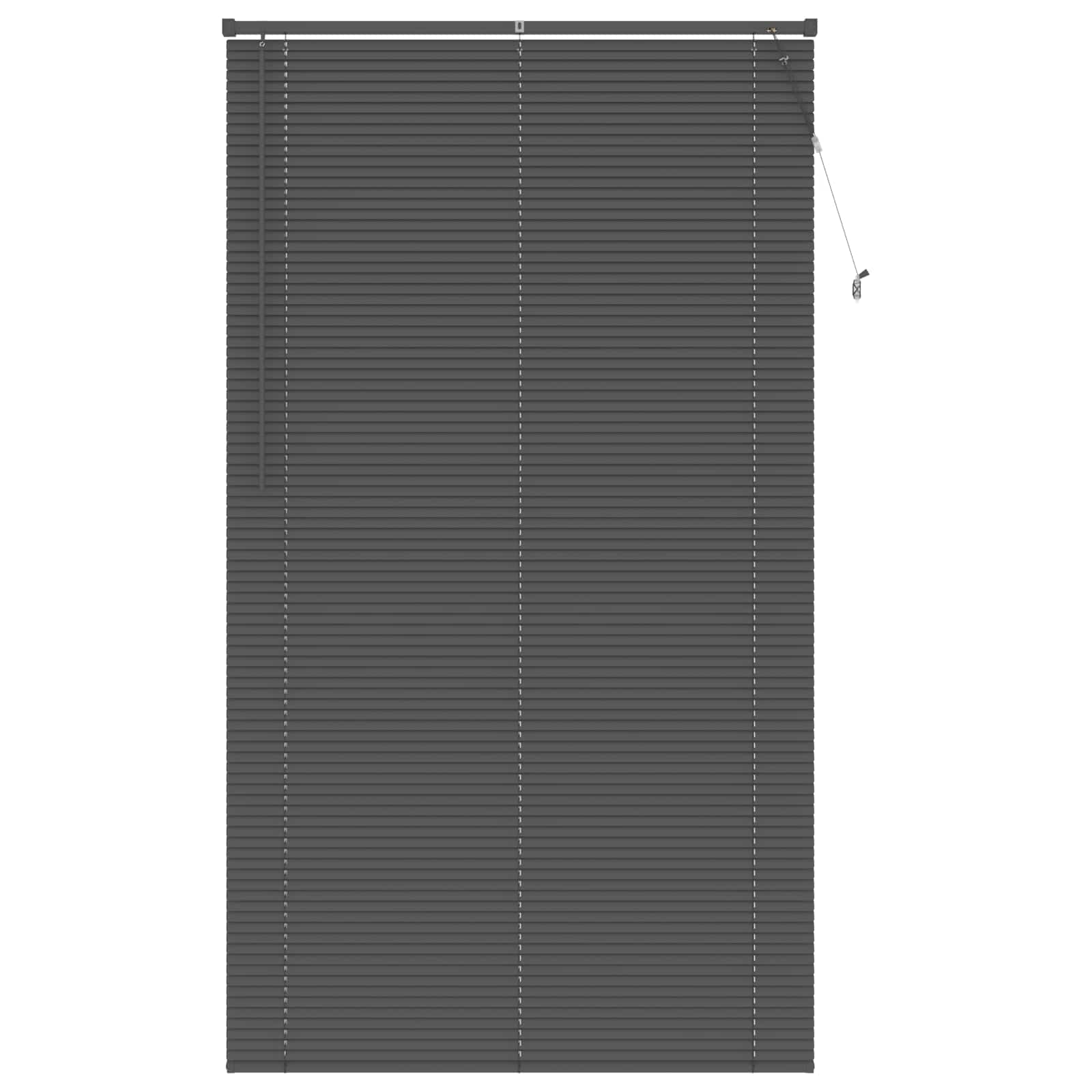 Tenda Veneziana Regolabile Grigio Argento 213 x 120 cm PVC 42003701