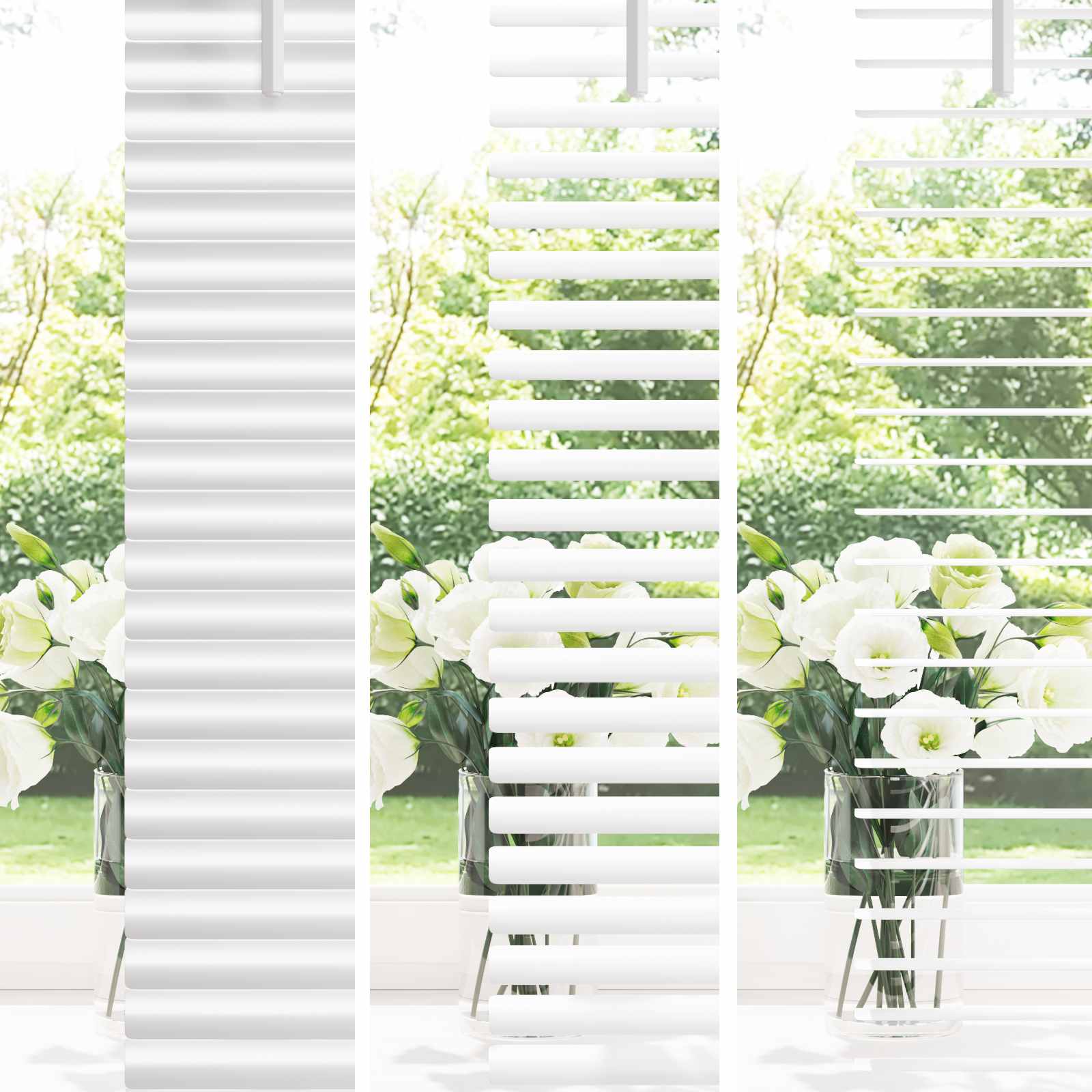 Tenda Veneziana Regolabile Bianco 213 x 100 cm PVC 42003725