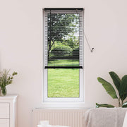 Tenda Veneziana Regolabile Nero 150 x 50 cm PVC 42003733