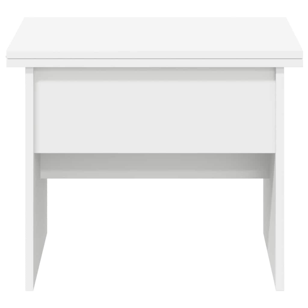 Tavolino da salotto Bianco 55 x 54,5 x 45 cm Legno multistrato 887409