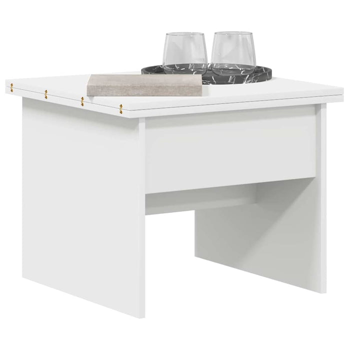 Tavolino da salotto Bianco 55 x 54,5 x 45 cm Legno multistrato 887409