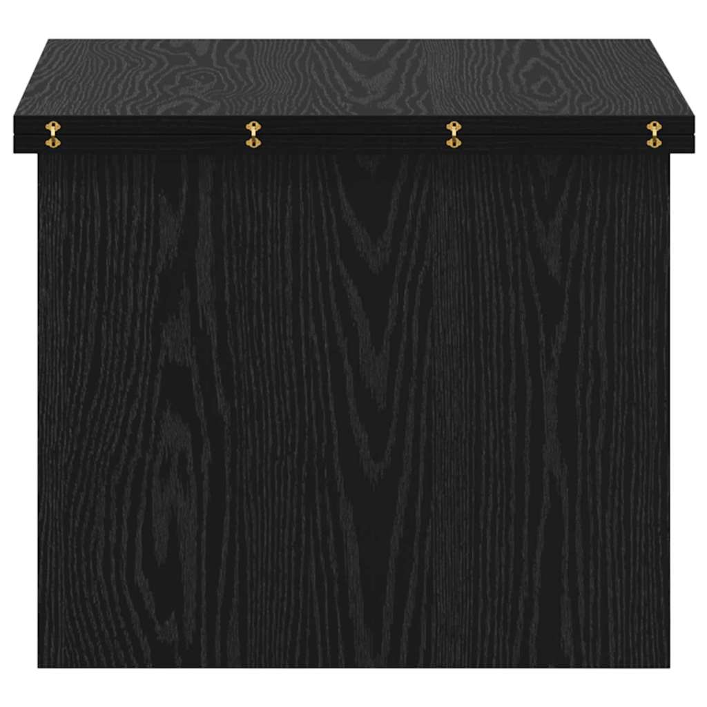 Tavolino da salotto Rovere Nero 55 x 54,5 x 45 cm 887410
